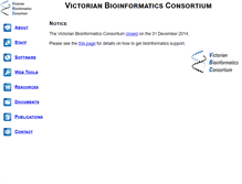 Tablet Screenshot of bioinformatics.net.au
