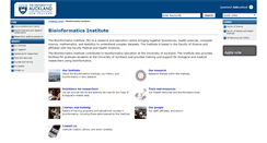 Desktop Screenshot of bioinformatics.org.nz