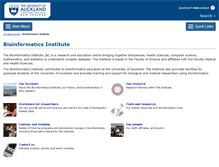 Tablet Screenshot of bioinformatics.org.nz