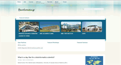 Desktop Screenshot of bioinformatics.gr