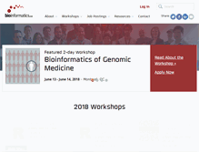 Tablet Screenshot of bioinformatics.ca